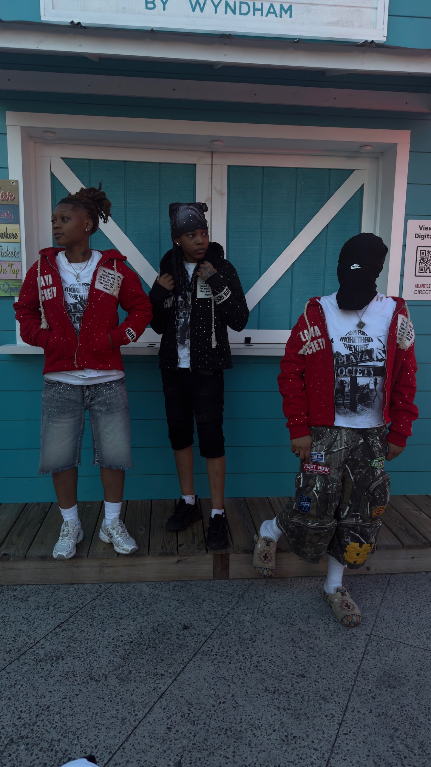 Rhinestone Playa Society Zip Ups